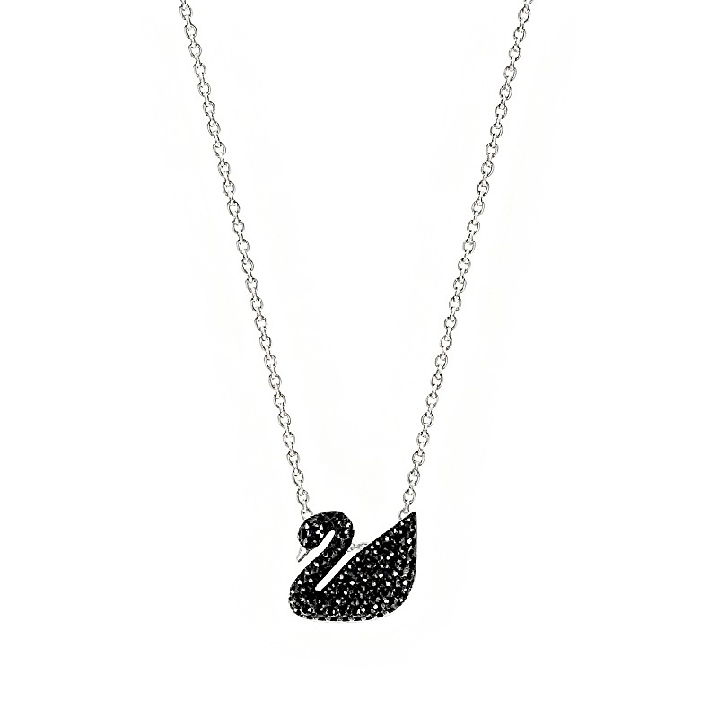 Crystal Swan Necklaces