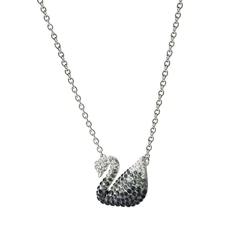 Crystal Swan Necklaces
