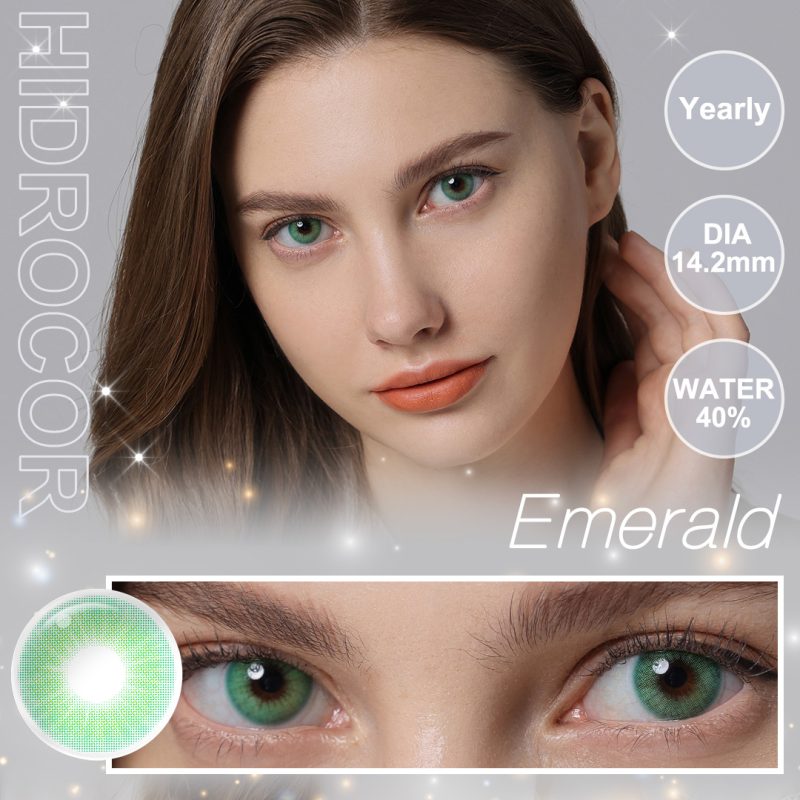 MadeInPanda Violet Colored Contact Lenses - Stunning Purple Eye Lenses for Dark Eyes