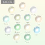 MadeInPanda Honey Brown Colored Contact Lenses - Natural Warm Brown Eye Lenses
