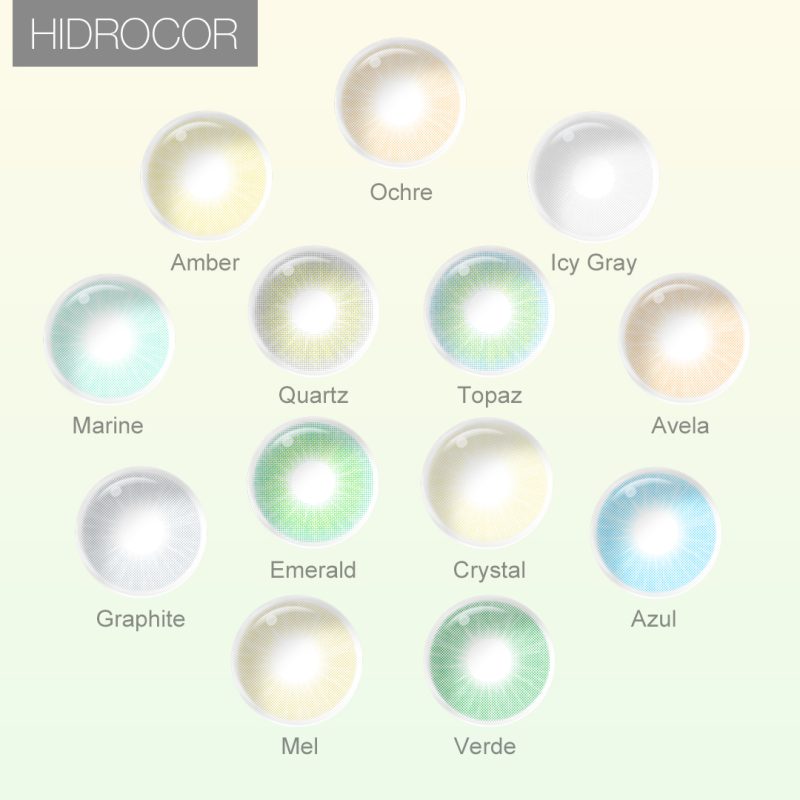 MadeInPanda Honey Brown Colored Contact Lenses - Natural Warm Brown Eye Lenses
