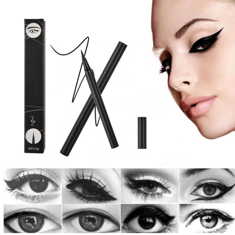 MadeInPanda Waterproof Black Eyeliner Pen - Long Lasting Liquid Eye Liner for Women
