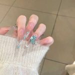 MadeInPanda Clear Nude Press On Nails - premium press on nails