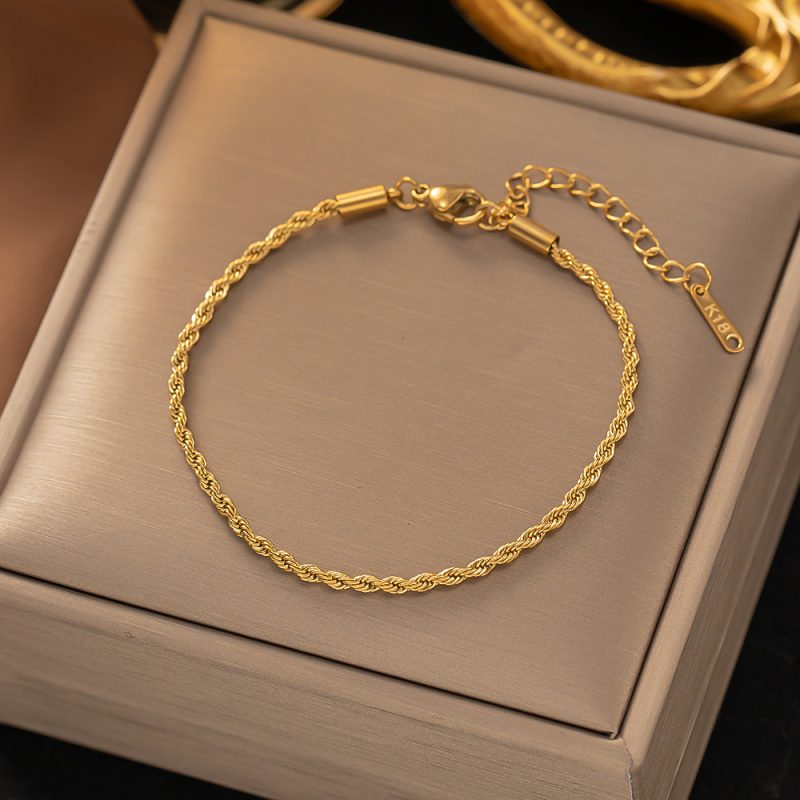 Titanium Steel Bracelet - Eight Disc Bracelet 5173 - MadeInPanda