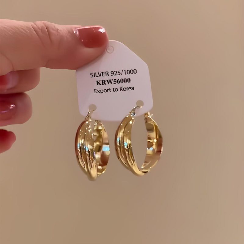 Gold Design Earrings 2 - Gold