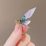 Purple Dragonfly Brooch MadeInPanda