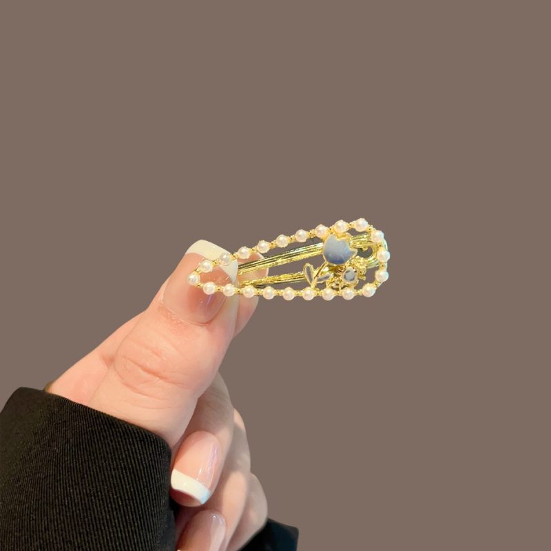 Gold Pearl Mermaid Tail Hair Clip - MadeInPanda