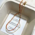 Layered Crystal Chain Necklace