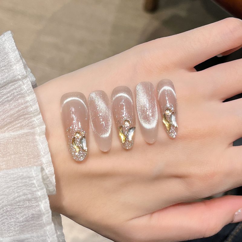 SG668 Dragonfly Purple Press-On Nails