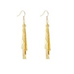 Geometric Diamond Drop Earrings