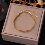 Titanium Steel Bracelet - Red String Fortune 596 - MadeInPanda