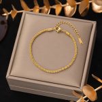 Titanium Steel Bracelet - Pearl Bracelet 5222 - MadeInPanda