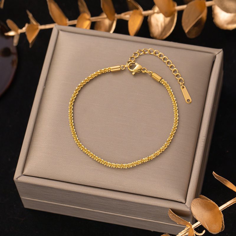 Titanium Steel Bracelet - Pearl Bracelet 5222 - MadeInPanda