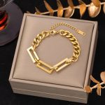 Titanium Steel Bracelet - Two Worlds 5227 - MadeInPanda
