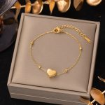 Titanium Steel Bracelet - Love Tail Feather 5187 - MadeInPanda