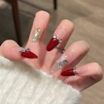SG663 French Silver Tip Press-On Nails