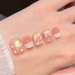 SG715 Icy Silver Press-On Nails