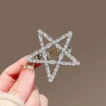 Pearl Cat Eye Stone Bow Hair Clip 68 - MadeInPanda
