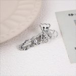 Oval Flower Crystal Stone Hair Clip 69 - MadeInPanda