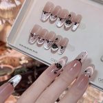 SG671 Floral Lavender Press-On Nails