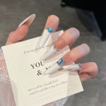 SG568 Soft Lemon Press-On Nails (With Toolkit) - MadeInPanda