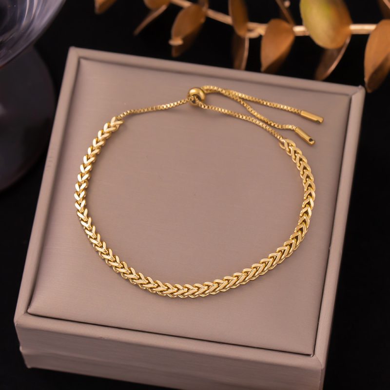 Titanium Steel Bracelet - Mesh Bracelet 5185 - MadeInPanda