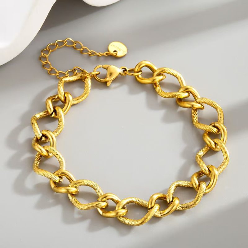 Titanium Steel Bracelet - 5195 Gold - MadeInPanda