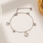 Titanium Steel Bracelet - Coffee Bean Pearl Bracelet - MadeInPanda