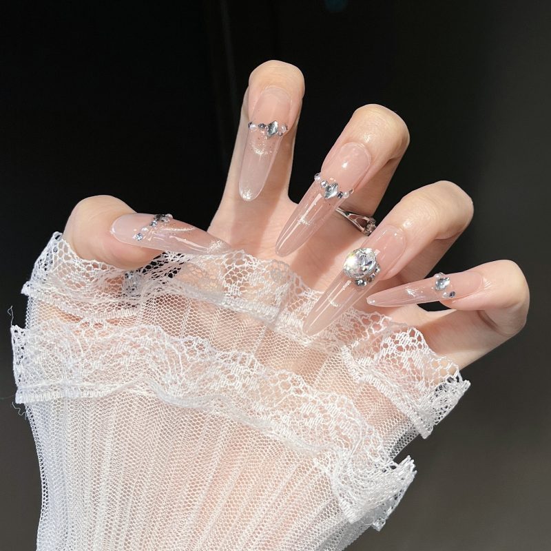 SG630 Daisy White Press-On Nails