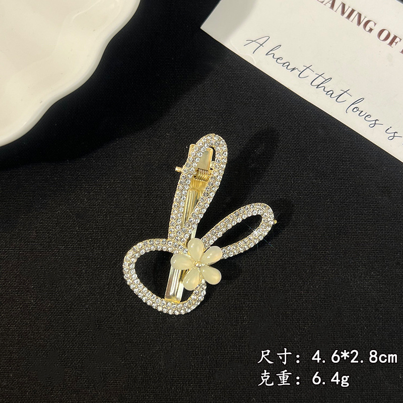 Heart Gold Barrette Clip 127 - MadeInPanda
