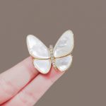 White Butterfly Brooch MadeInPanda