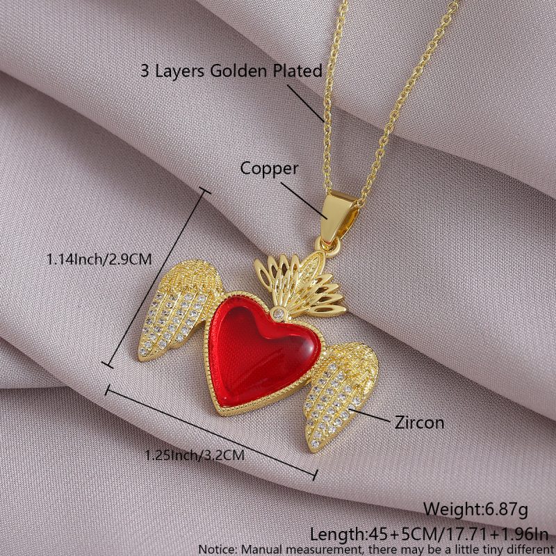 Gun Black Heart Pendant Necklace - Dark by MadeInPanda