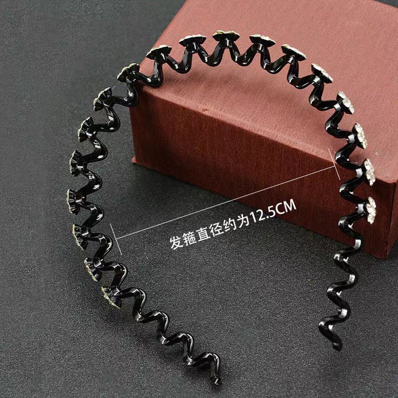 Violet Crystal Rhinestone Hair Band - MadeInPanda