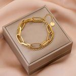 Titanium Steel Bracelet - Green Diamond 5224 - MadeInPanda