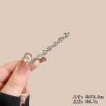 Wave Gold Barrette Clip 129 - MadeInPanda