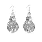 Geometric Circle Drop Earrings
