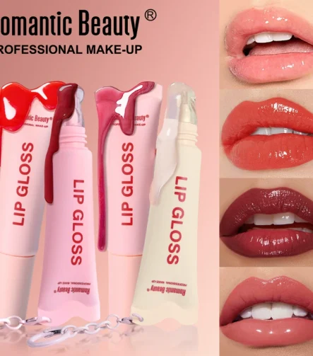 Tinted Lip Gloss with Chain - Main Image