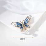 Blue Butterfly Brooch MadeInPanda