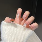 SG623 Checkerboard Press-On Nails