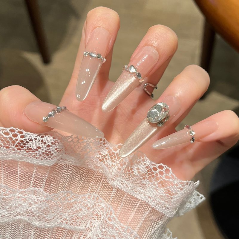 SG618 Star Pattern Press-On Nails