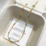 Dopamine Colorful Crystal Necklace
