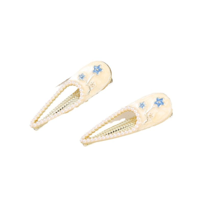 Gold Diamond Small Bow Hair Clip - MadeInPanda