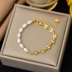 Titanium Steel Bracelet - Engraved Bare Chain S001 - MadeInPanda