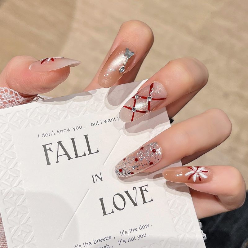 SG673 Floral Sunflower Press-On Nails