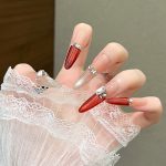 SG524 Warm Nude Press-On Nails (With Toolkit) - MadeInPanda