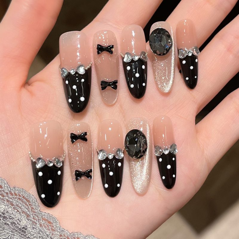 SG670 Floral Rose Press-On Nails