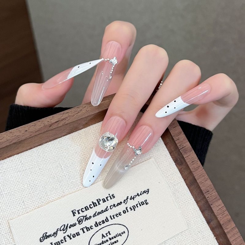 SG551 Mauve Pink Press-On Nails (With Toolkit) - MadeInPanda