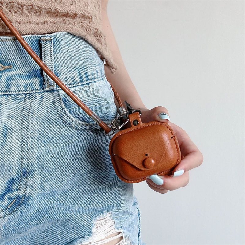 Penguin AirPods Case - Premium Silicone Leather Cover for AirPods 1/2/3/4/Pro - Image 2 - MadeInPanda