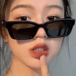 Trendy Square Sunglasses for Men Women - UV400 Sun Glasses Fashion Celebrity Style