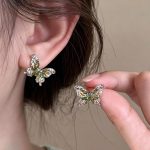 Sparkle Zircon Crystal Stud Earring ~ S925 Silver Needle Full Diamond Earrings CS0189